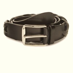 Tod's Genuine Leather Braided Belt Size 90